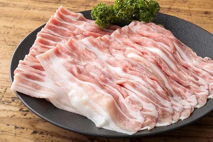 宮崎ブランドポーク豚バラスライス500g│みやざき 国産 ブランド豚 新鮮 ギフト対応可 冷凍 最高級 お取り寄せ 豚肉 贈り物